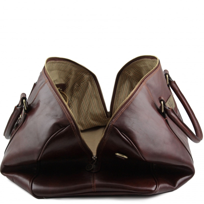 Exklusive TL Voyager Leder Reisetasche gross Seitenöffnung Exklusive TL Voyager Leder Reisetasche gross Seitenöffnung