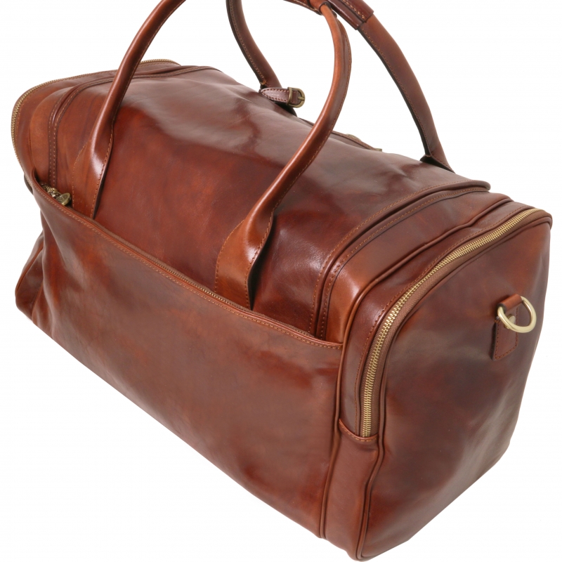 TL Voyager Leder-Reisetasche rückseite TL Voyager Leder-Reisetasche rückseite