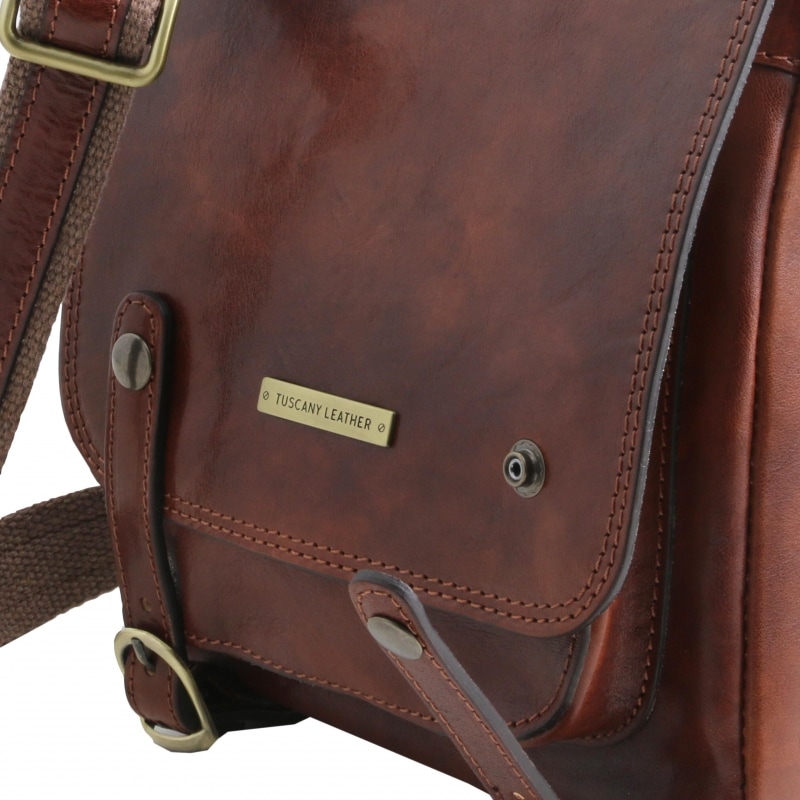 Leder Umhängetasche Roby Detail Leder Umhängetasche Roby Detail