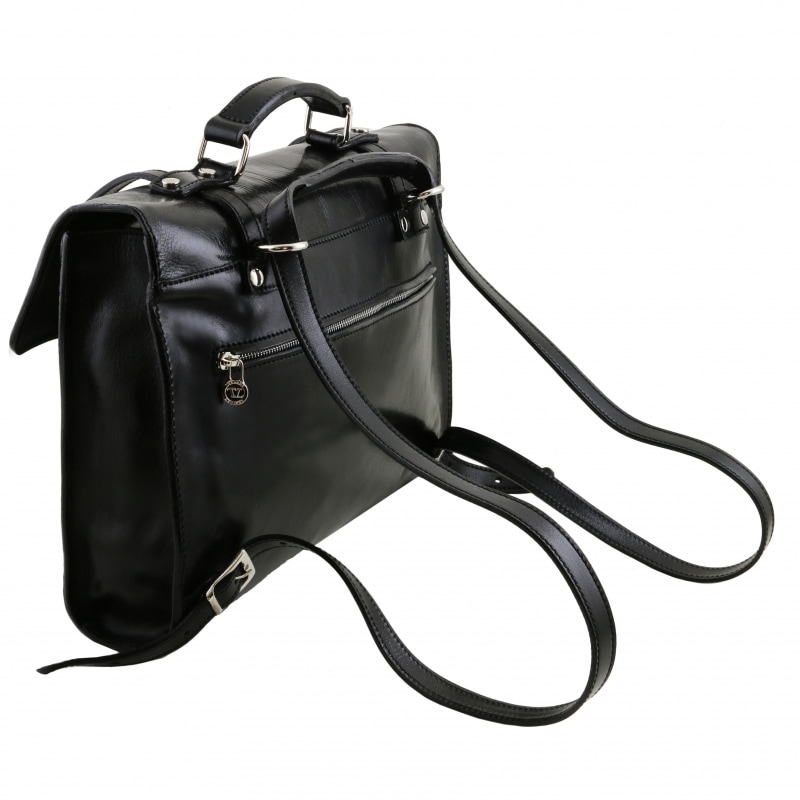 Leder Aktentasche Viareggio Multifunktional Seitenansicht Leder Aktentasche Viareggio Multifunktional Seitenansicht
