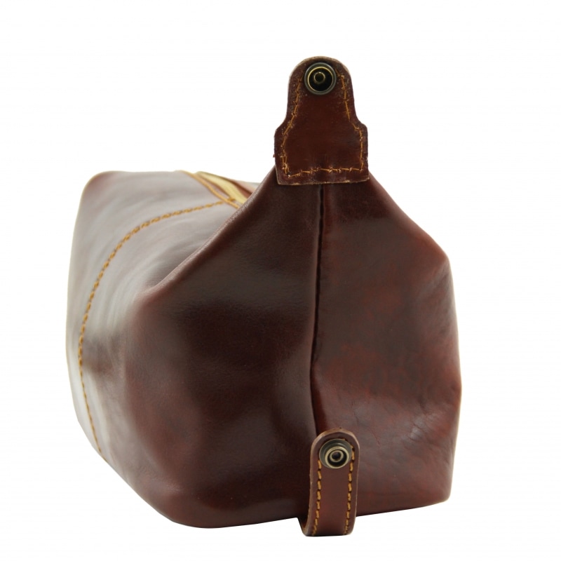 Leder Kulturtasche Roxy Seite Leder Kulturtasche Roxy Seite