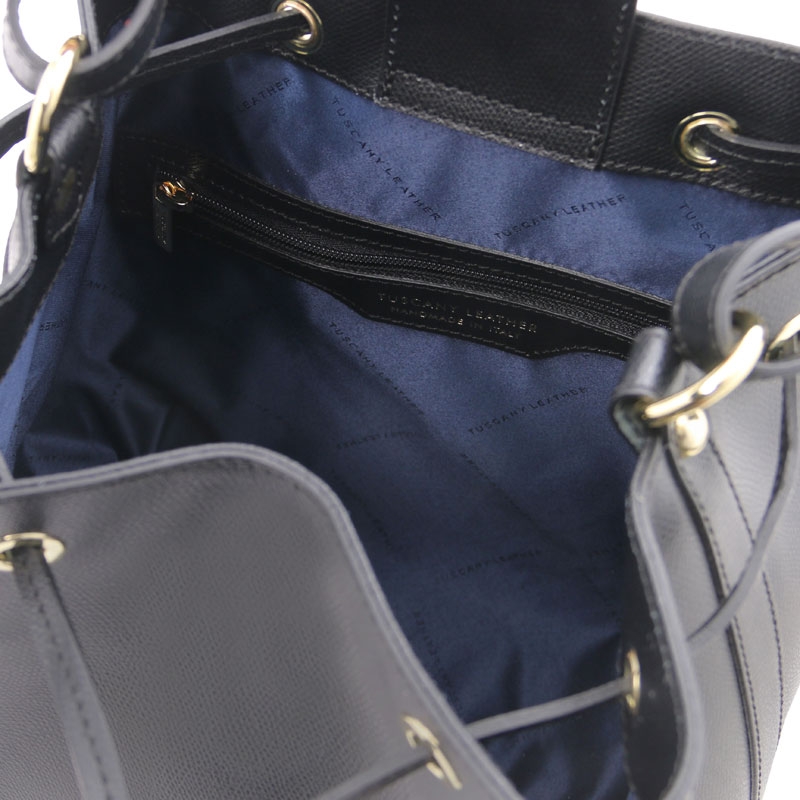 Tuscany Leather Bucket-Bag Minerva schwarz Interieur-1 Tuscany Leather Bucket-Bag Minerva schwarz Interieur-1