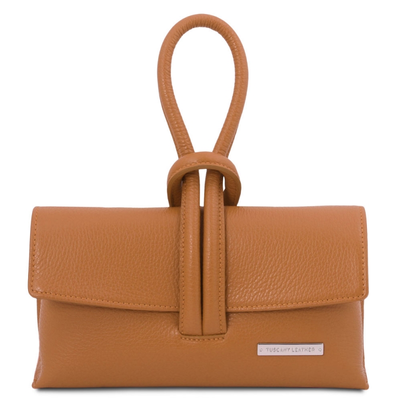 Tuscany Leather Clutch Leder cognac Tuscany Leather Clutch Leder cognac