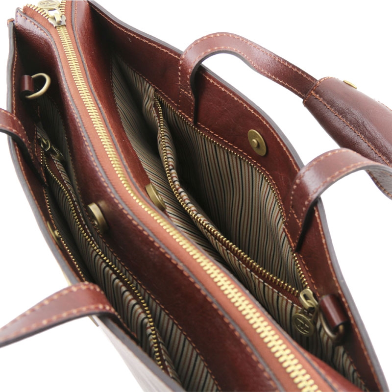 Leder Aktentasche Palermo Interieur-2 Leder Aktentasche Palermo Interieur-2