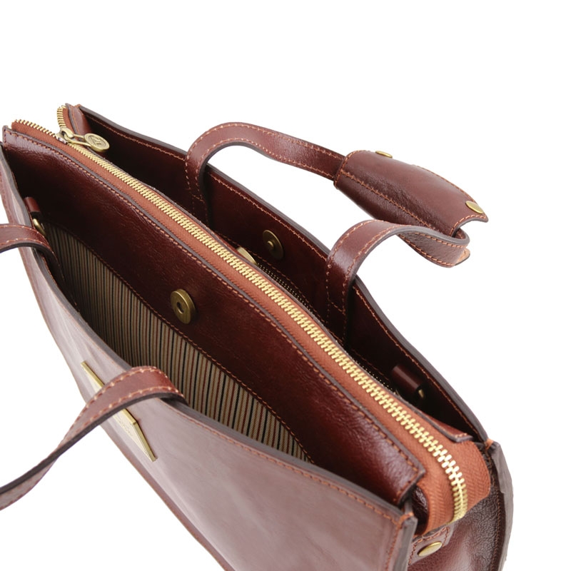 Leder Aktentasche Palermo Interieur Leder Aktentasche Palermo Interieur