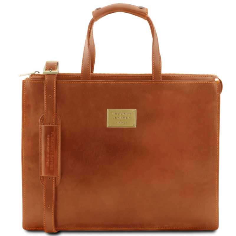 Leder Aktentasche Palermo honig Leder Aktentasche Palermo honig