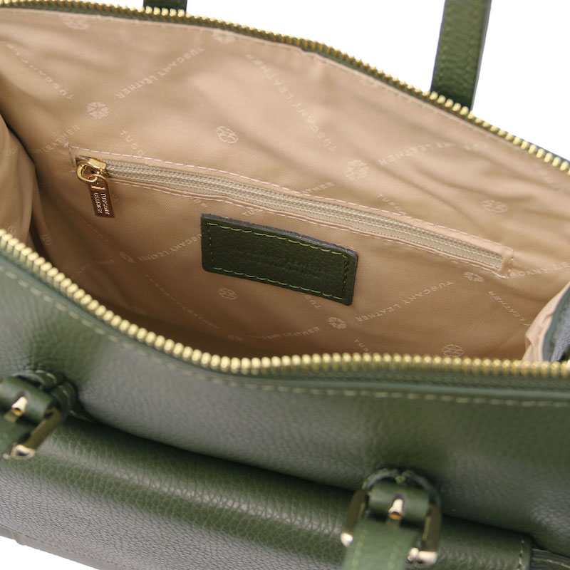 Damen Rucksack Ledertasche 3-in-1 Interieur Damen Rucksack Ledertasche 3-in-1 Interieur