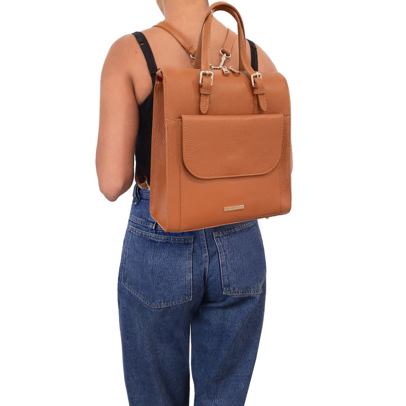 Damen Rucksack Ledertasche 3-in-1 Outfit-1 Damen Rucksack Ledertasche 3-in-1 Outfit-1