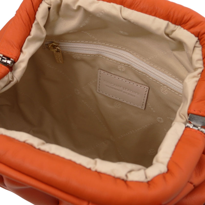 Tuscany Leather Umhängetasche orange Interieur Tuscany Leather Umhängetasche orange Interieur