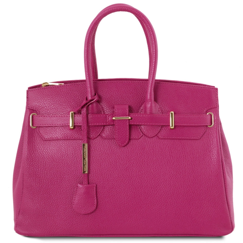 TL Bag Leder-Handtasche_TL141529-Fuchsia TL Bag Leder-Handtasche_TL141529-Fuchsia