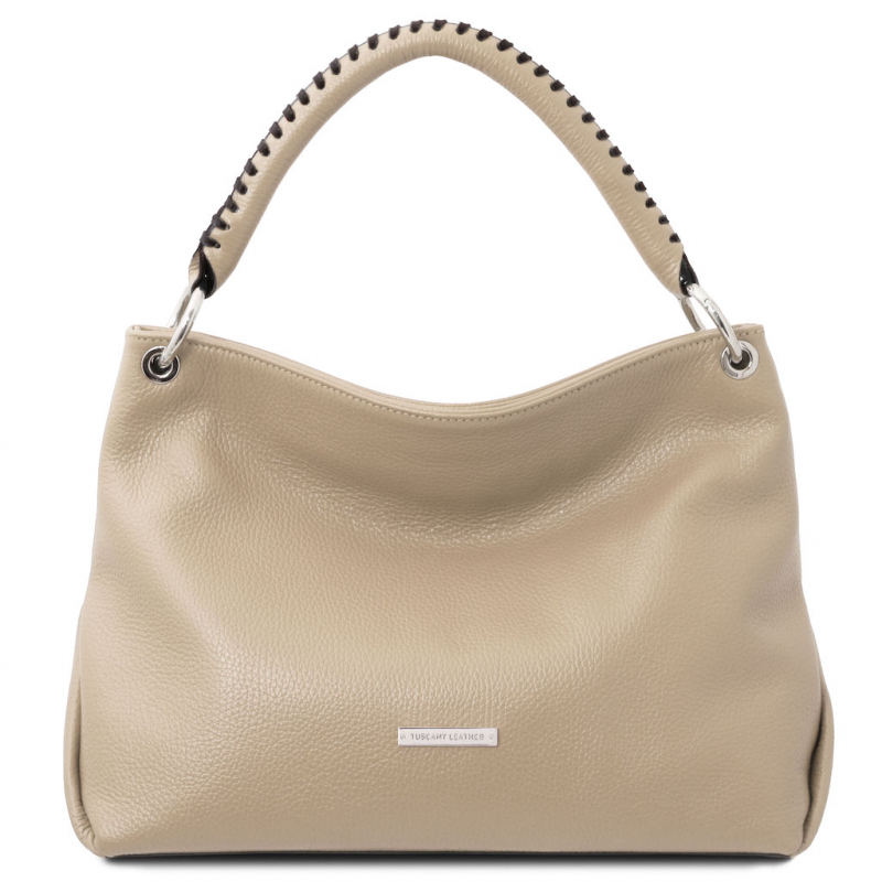 Tuscany Leather Handtasche hell-taupe Tuscany Leather Handtasche hell-taupe