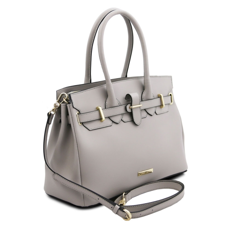 TL Bag Handtasche Leder Seitenansicht TL Bag Handtasche Leder Seitenansicht