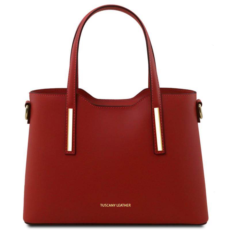 Tuscany Leather Leder-Handtasche Olimpia klein rot Tuscany Leather Leder-Handtasche Olimpia klein rot