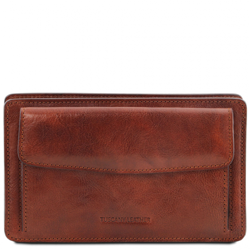 Herrentasche Handgelenktasche Denis Braun Herrentasche Handgelenktasche Denis Braun