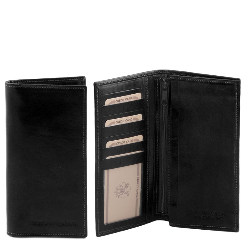 Herren-Leder-Brieftasche-vertikal-TL140777 schwarz Herren-Leder-Brieftasche-vertikal-TL140777 schwarz