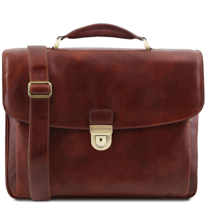 Multifach Laptop-Aktentasche Alessandria braun Multifach Laptop-Aktentasche Alessandria braun