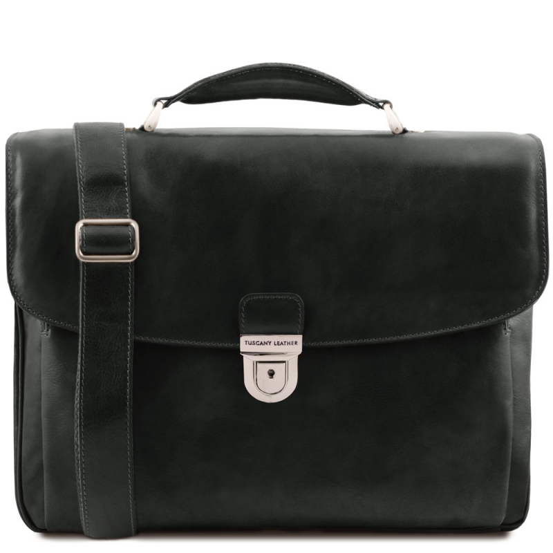 Multifach Laptop-Aktentasche Alessandria schwarz Multifach Laptop-Aktentasche Alessandria schwarz