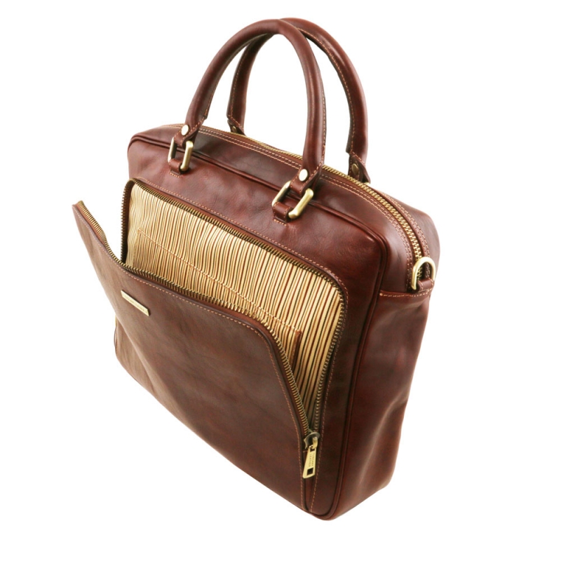 Tuscany Leather Laptop Aktentasche Pisa Front Tuscany Leather Laptop Aktentasche Pisa Front