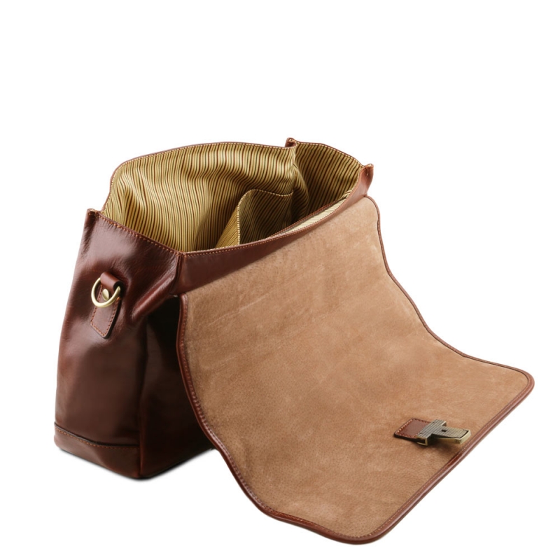 Multifach Leder-Aktentasche Mantova interieur-1 Multifach Leder-Aktentasche Mantova interieur-1