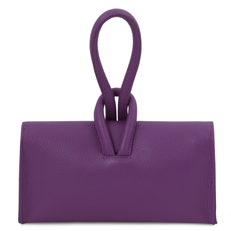 Tuscany Leather Clutch Leder Rückseite Tuscany Leather Clutch Leder Rückseite