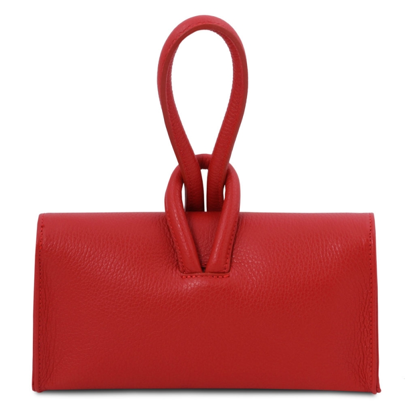 Tuscany Leather Clutch Leder Rückseite Tuscany Leather Clutch Leder Rückseite