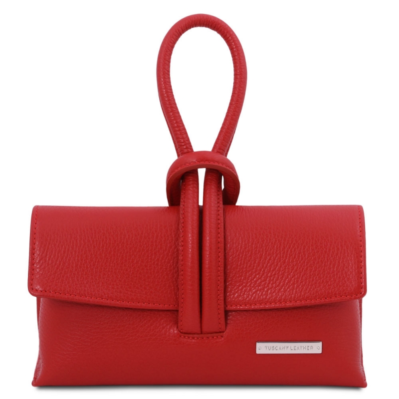 Tuscany Leather Clutch Leder rot Tuscany Leather Clutch Leder rot