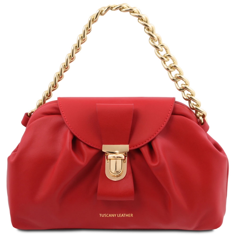 Tuscany Leather Clutch Lara rot Tuscany Leather Clutch Lara rot