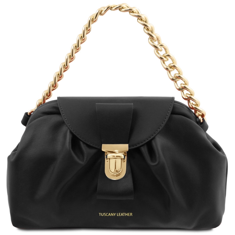 Tuscany Leather Clutch Lara schwarz Tuscany Leather Clutch Lara schwarz