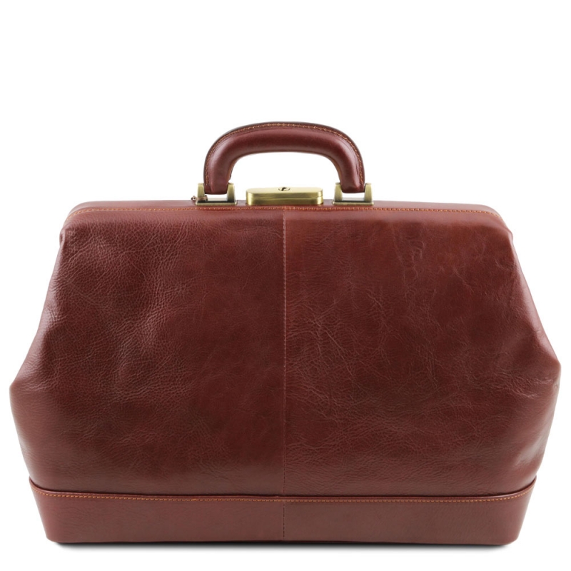 Leder-Doktortasche Leonardo Rückseite Leder-Doktortasche Leonardo Rückseite