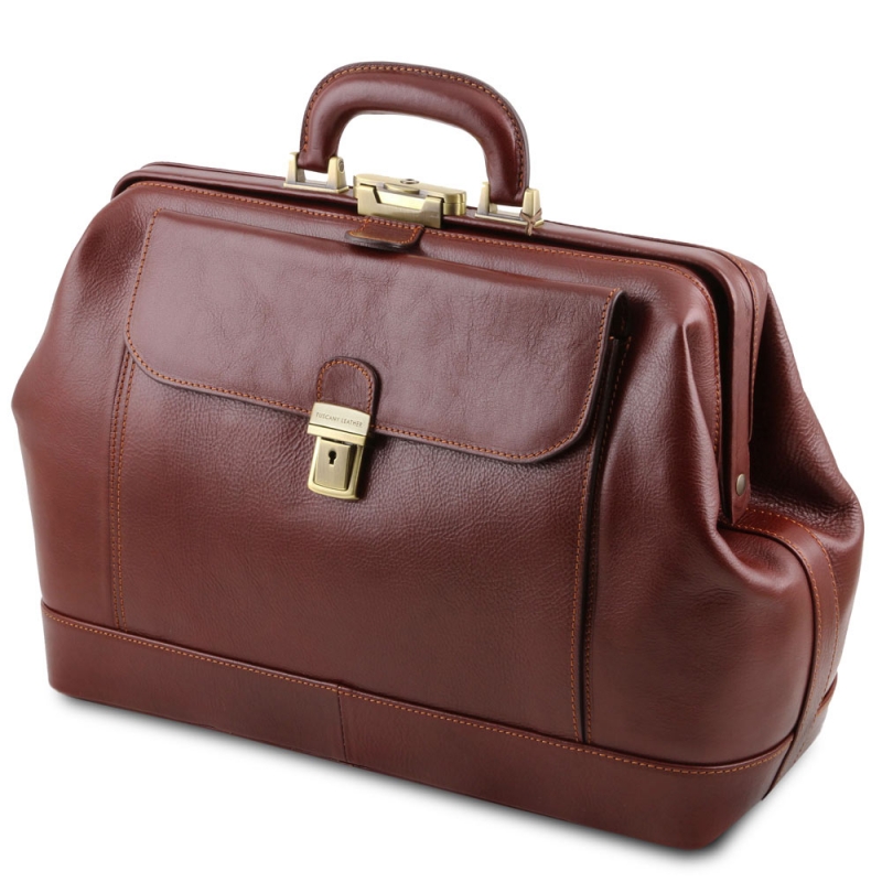 Leder-Doktortasche Leonardo Seite Leder-Doktortasche Leonardo Seite