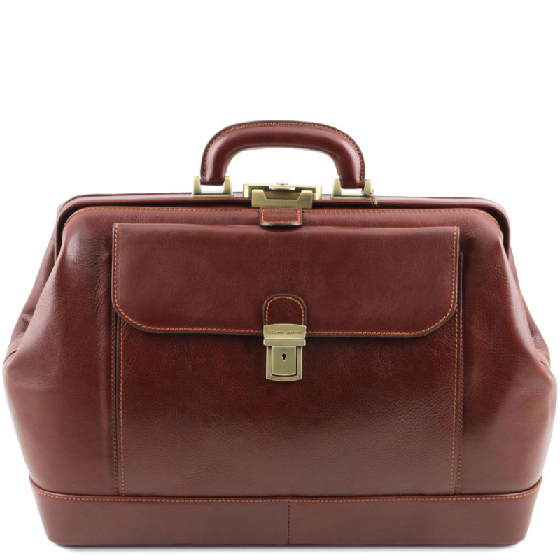 Leder-Doktortasche Leonardo braun Leder-Doktortasche Leonardo braun