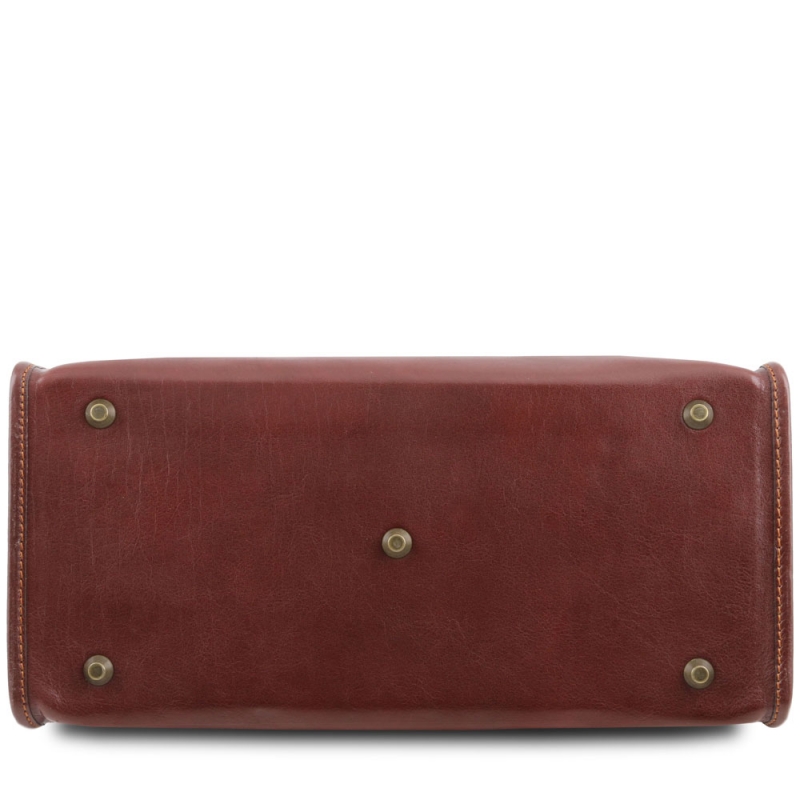 Leder Doktortasche Raffaello braun Boden Leder Doktortasche Raffaello braun Boden