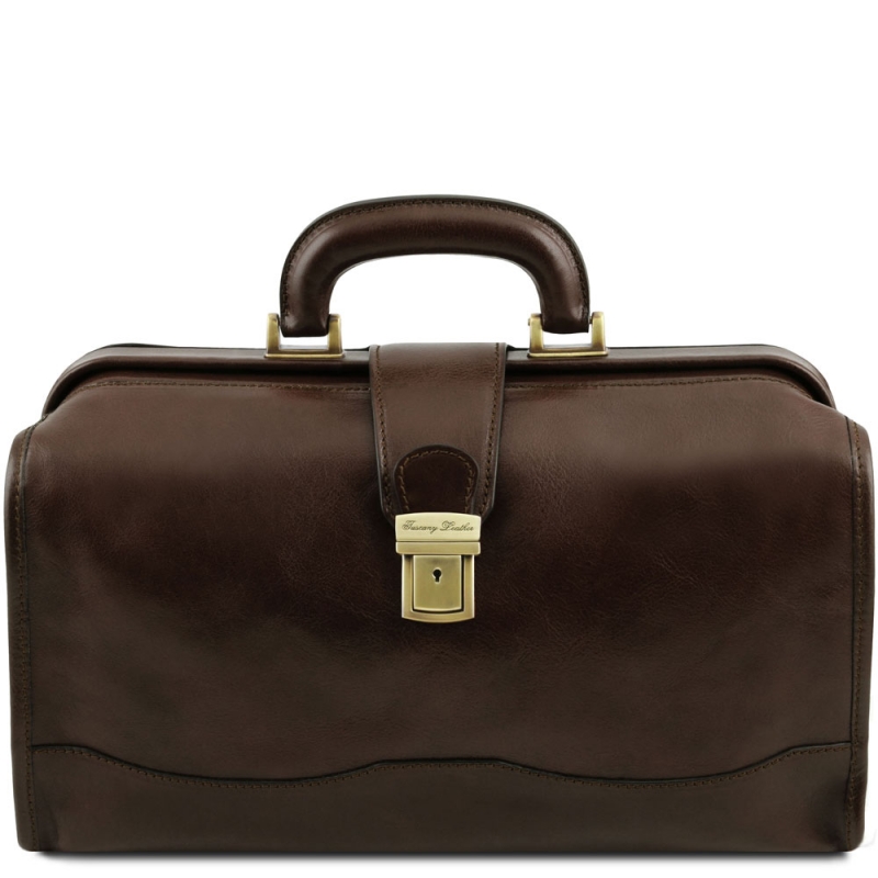 Leder Doktortasche Raffaello dunkelbraun Leder Doktortasche Raffaello dunkelbraun