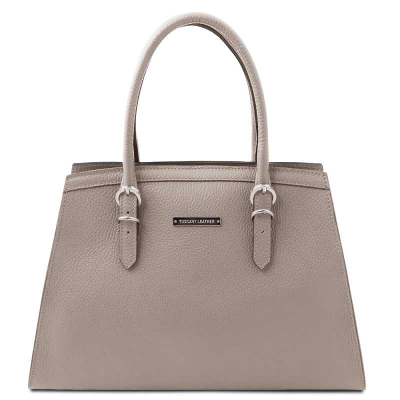TL Bag Leder-Handtasche TL142147 Grau TL Bag Leder-Handtasche TL142147 Grau