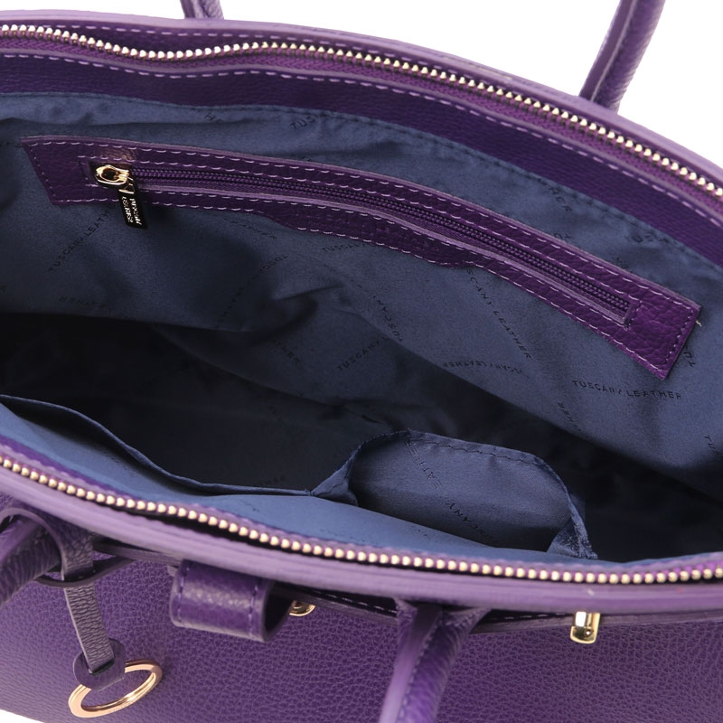 Tuscany Leather Leder Handtasche Interieur Tuscany Leather Leder Handtasche Interieur