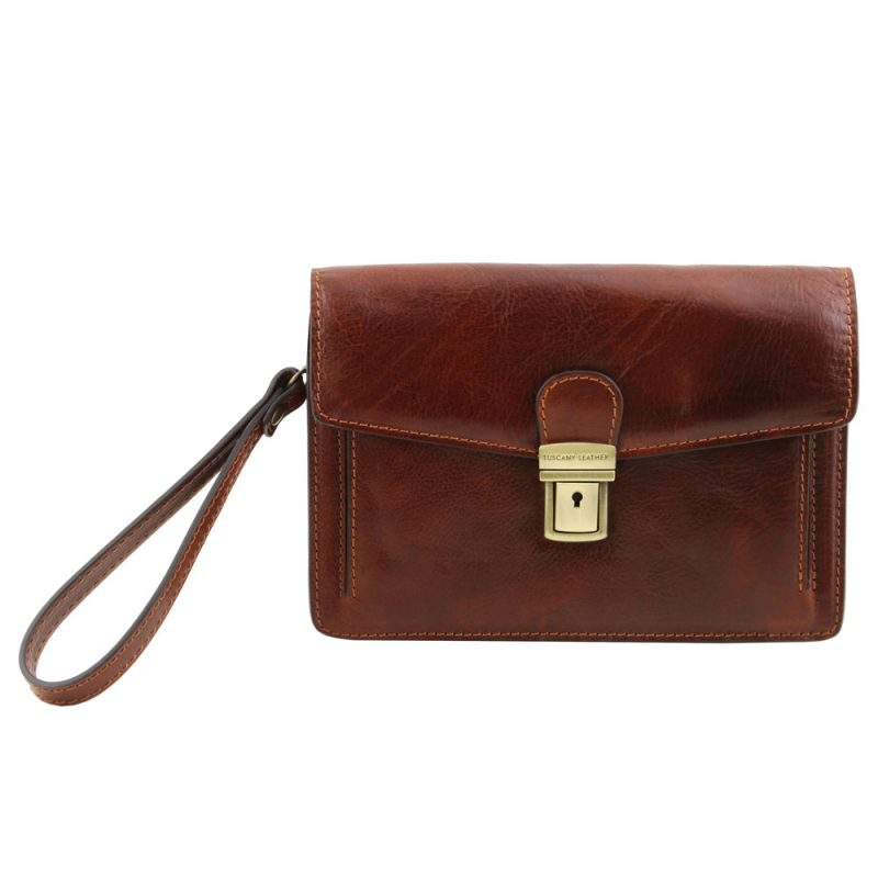 Leder Herrentasche Tommy Trageschlaufe Leder Herrentasche Tommy Trageschlaufe
