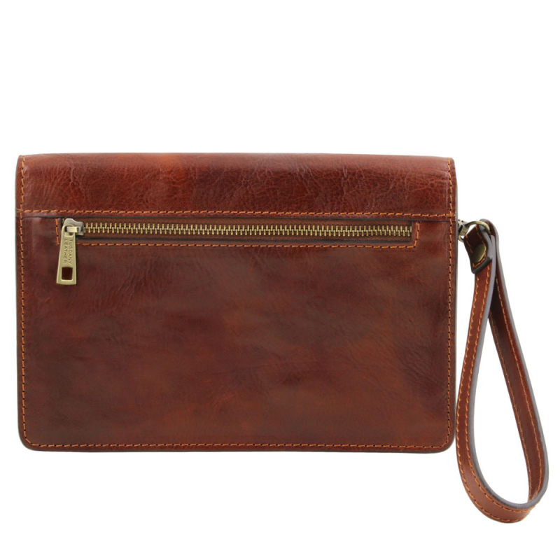 Leder Herrentasche Tommy rückseite Leder Herrentasche Tommy rückseite