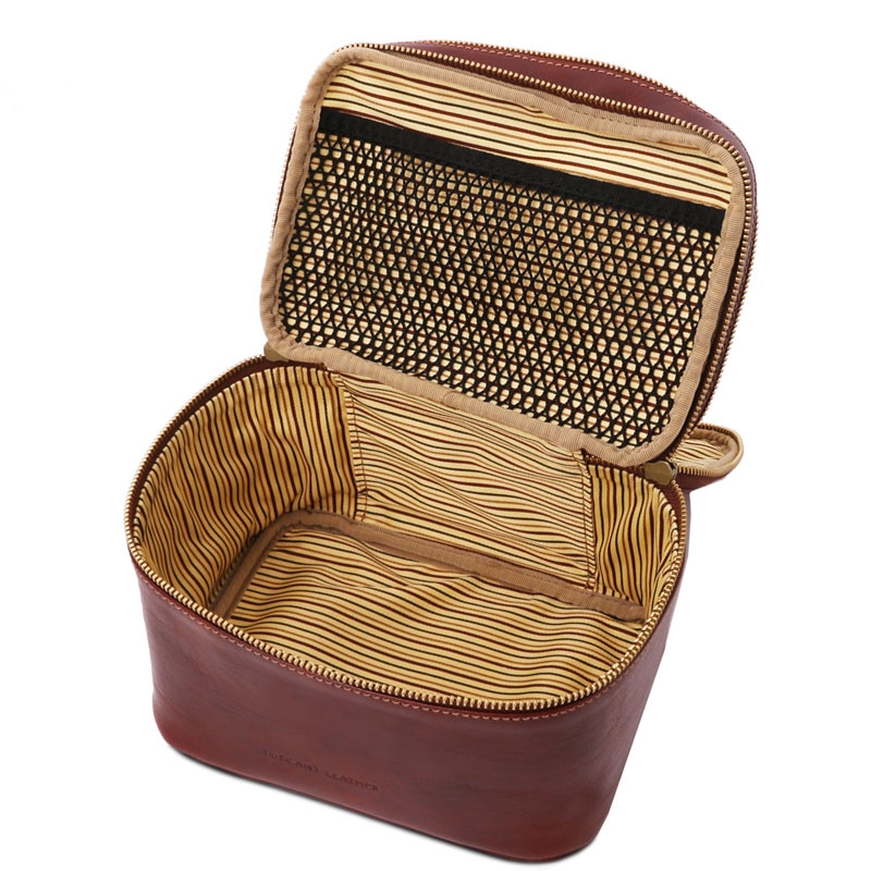 Leder Kulturtasche Eliot Interieur-1 Leder Kulturtasche Eliot Interieur-1