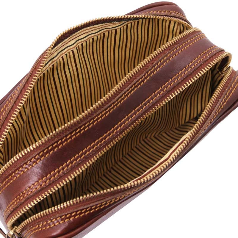 leder kulturtasche igor dunkelbraun interieur-1 leder kulturtasche igor dunkelbraun interieur-1