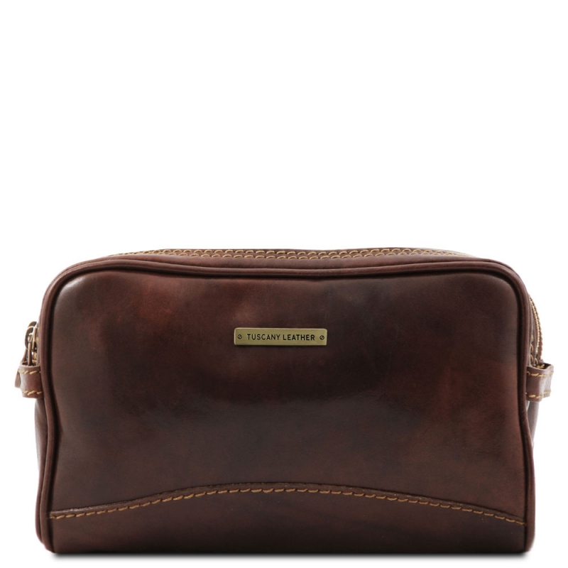 leder kulturtasche igor dunkelbraun leder kulturtasche igor dunkelbraun