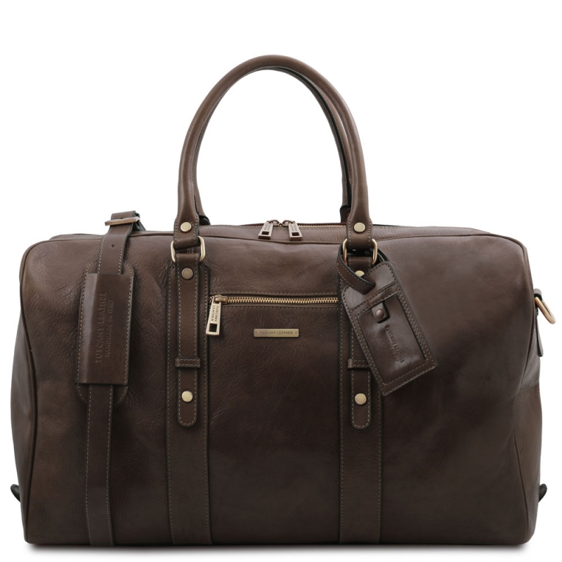 Tuscany Leather Reisetasche TL Voyager aus Leder dunkelbraun Tuscany Leather Reisetasche TL Voyager aus Leder dunkelbraun