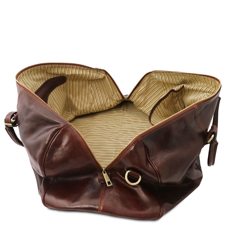 Exklusive TL Voyager Leder Reisetasche gross Seitenöffnung Exklusive TL Voyager Leder Reisetasche gross Seitenöffnung
