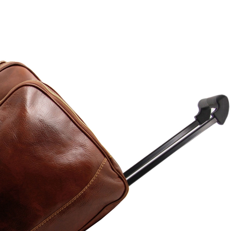 Leder-Reisetrolley Bora Bora gross Seite Leder-Reisetrolley Bora Bora gross Seite