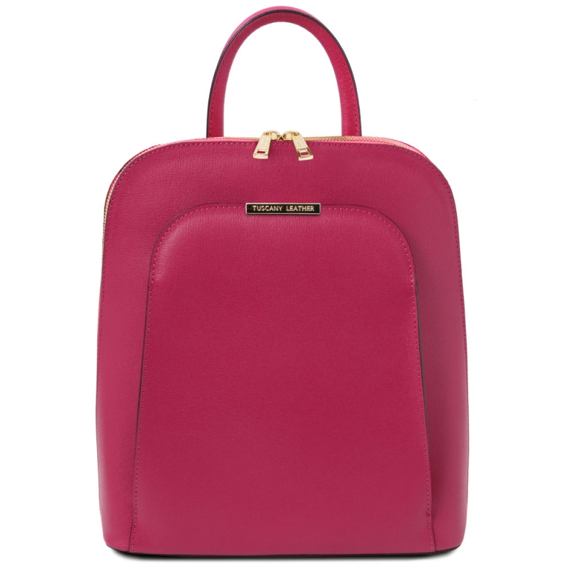 TL Bag Saffiano-Leder Rucksack fuchsia TL Bag Saffiano-Leder Rucksack fuchsia