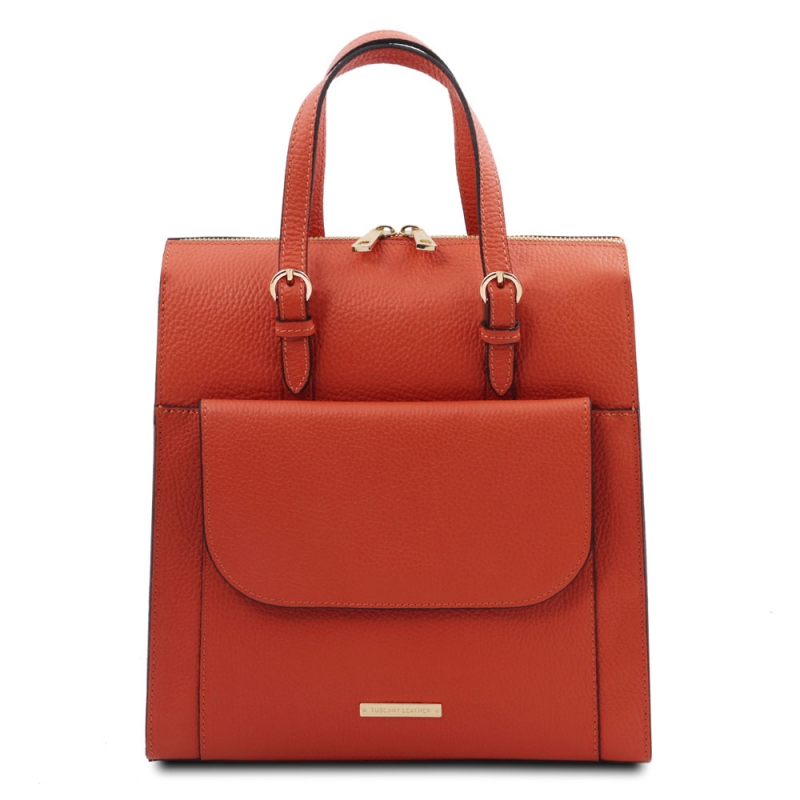 Damen Rucksack Ledertasche 3-in-1 Brandy Damen Rucksack Ledertasche 3-in-1 Brandy