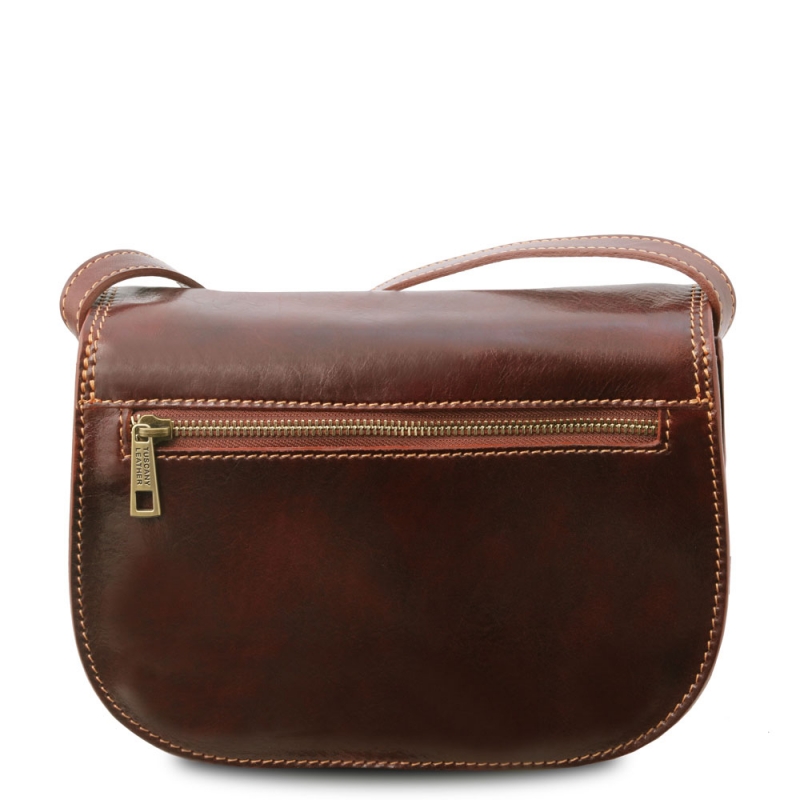 Tuscany Leather Schultertasche Isabella Rückseite Tuscany Leather Schultertasche Isabella Rückseite