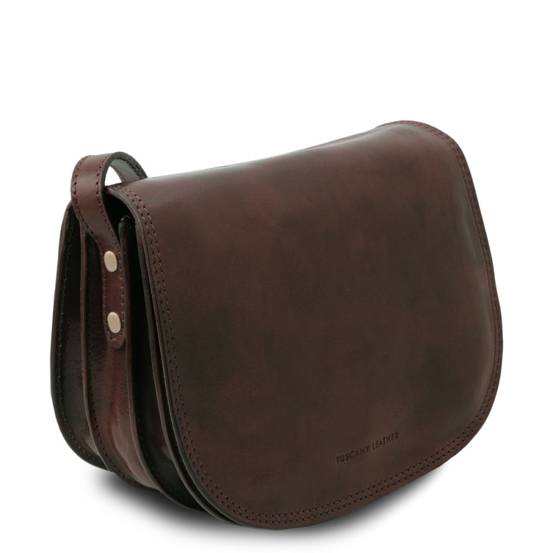 Tuscany Leather Schultertasche Isabella dunkelbraun Tuscany Leather Schultertasche Isabella dunkelbraun