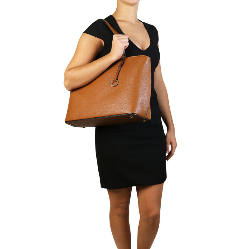 Tuscany Leather Leder-Shopper XL Cognac Outfit Tuscany Leather Leder-Shopper XL Cognac Outfit