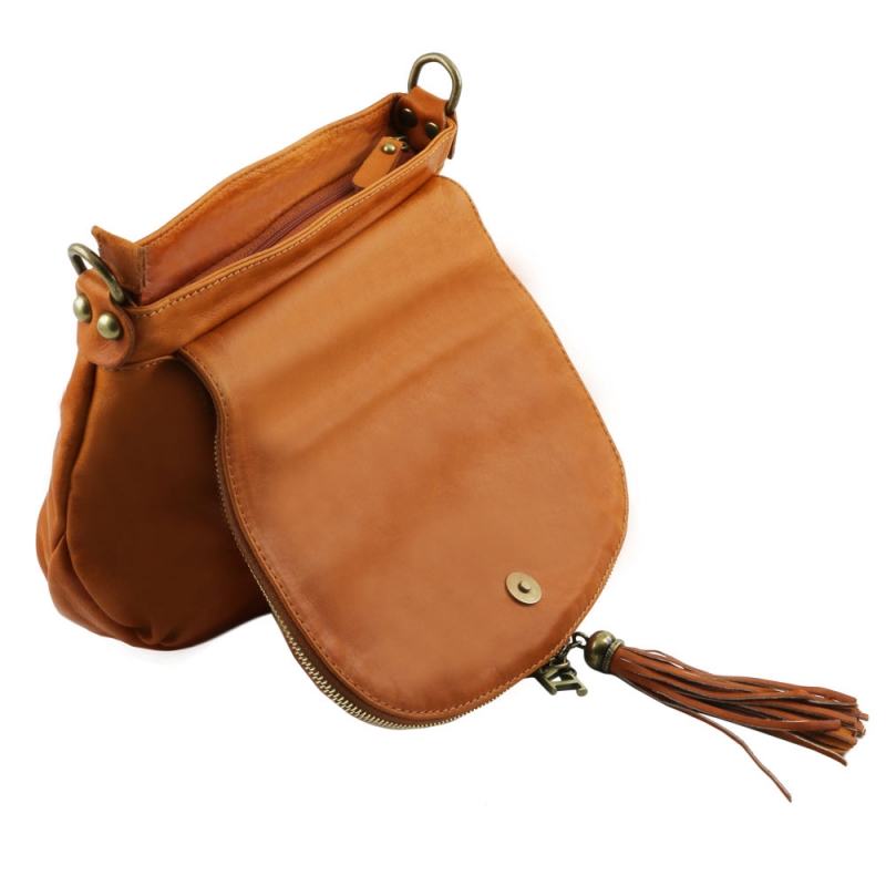 TL Bag Leder-Umhängetasche Lederklappe TL Bag Leder-Umhängetasche Lederklappe