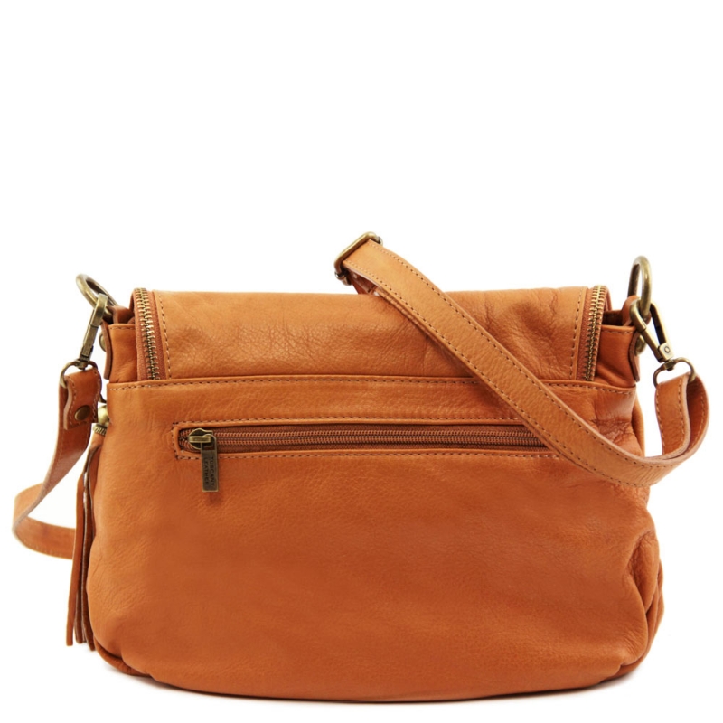 TL Bag Leder-Umhängetasche rückseite TL Bag Leder-Umhängetasche rückseite